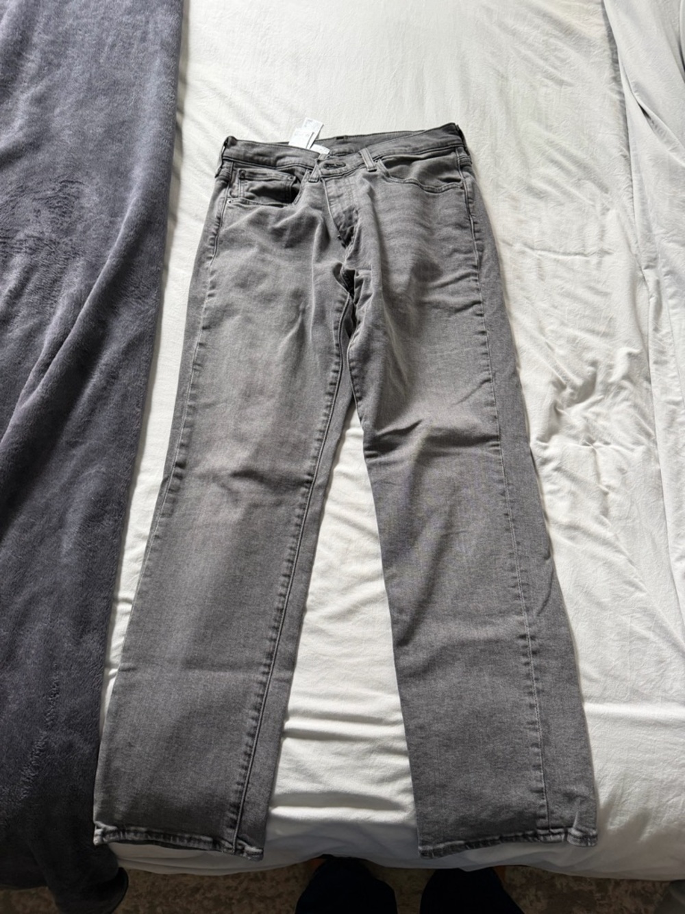 Levi's Gray Denim Jeans with Subtle Wash
